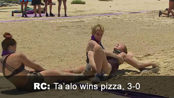 Ta'alo wins pizza