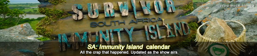 SurvivorSA 8: Immunity Island calendar