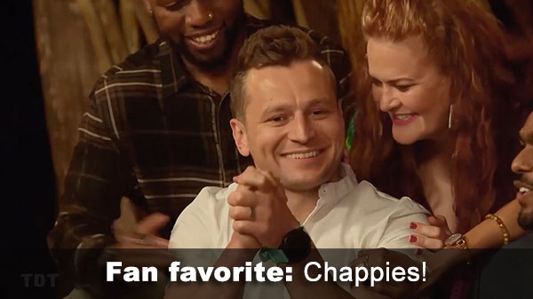 Chappies wins fan favorite