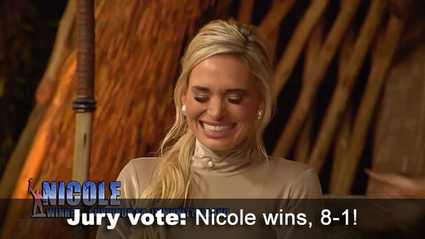 Nicole wins, 8-1