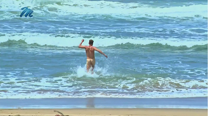 Chappies skinny dipping