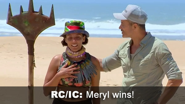 Meryl wins RC/IC Meryl wins RC/IC
