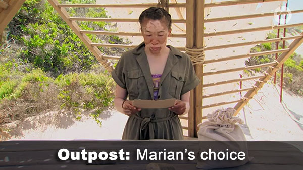 Marian visits Outpost, gets rice