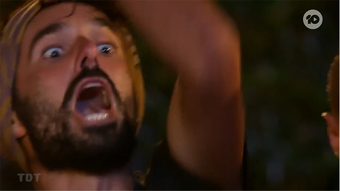 Dino yelling