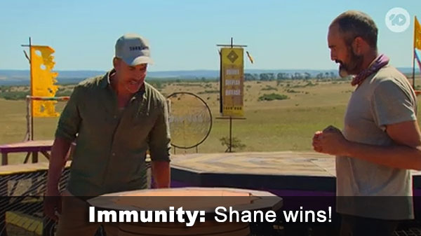 Shane wins immunity