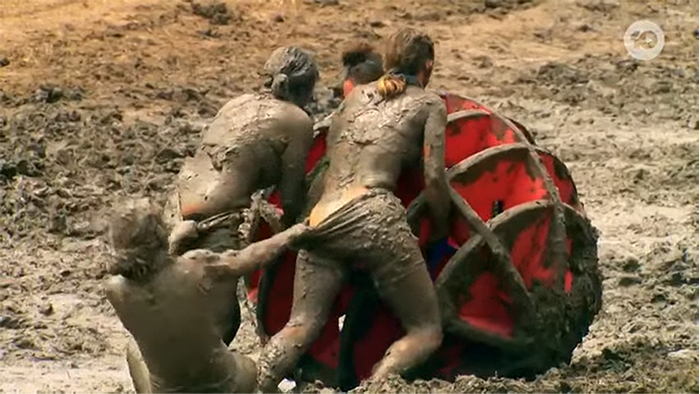 Shona pantsing, mid-challenge