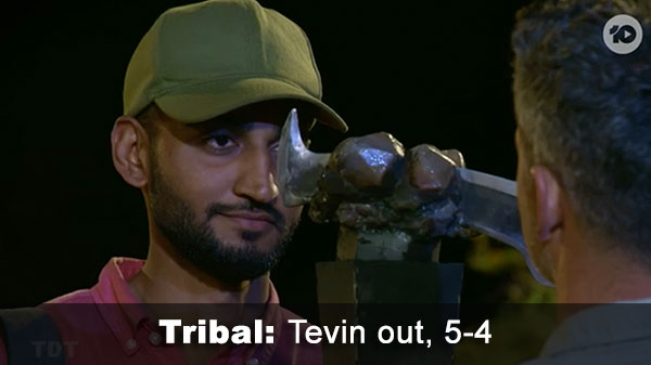 Tevin out, 5-4