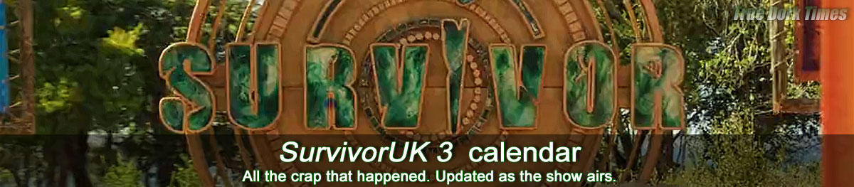 Survivor UK 3 calendar