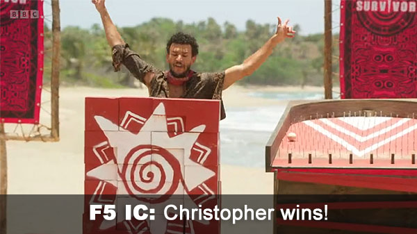 Chris wins IC