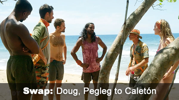 Doug, Pegleg swap to Caleton Doug, Pegleg swap to Caleton