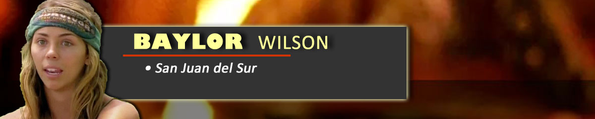 Baylor Wilson - Survivor: San Juan del Sur