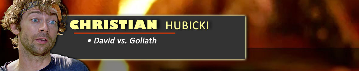 Christian Hubicki - Survivor: David vs. Goliath