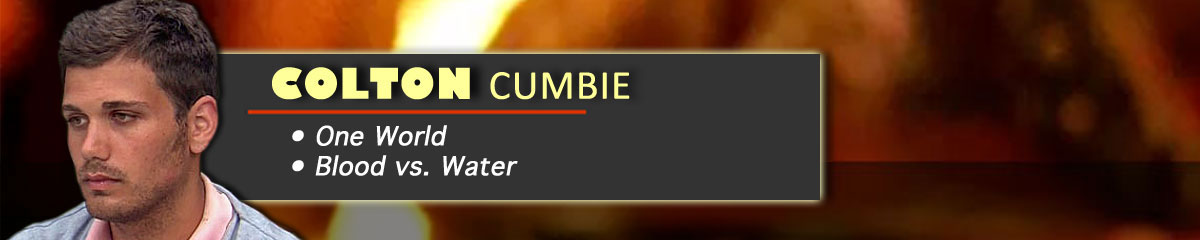 Colton Cumbie - Survivor: One World, Survivor: Blood vs. Water