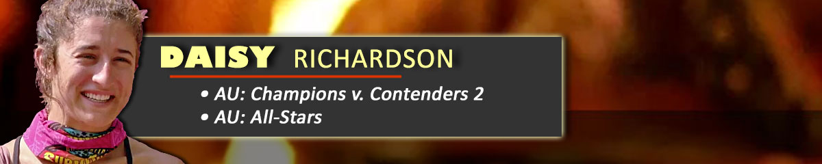 Daisy Richardson - SurvivorAU: CvC2, SurvivorAU: All-Stars