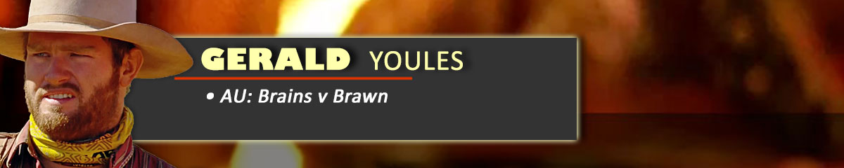 Gerald Youles - SurvivorAU: Brains v Brawn