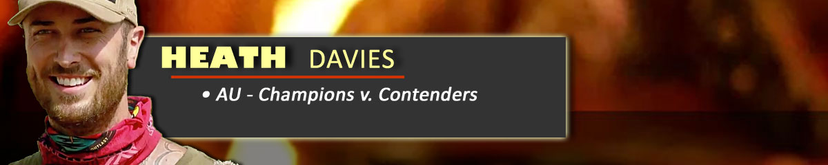 Heath Davies - SurvivorAU: Champions v. Contenders