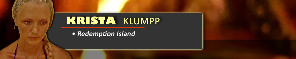 Krista Klumpp - Survivor: Redemption Island
