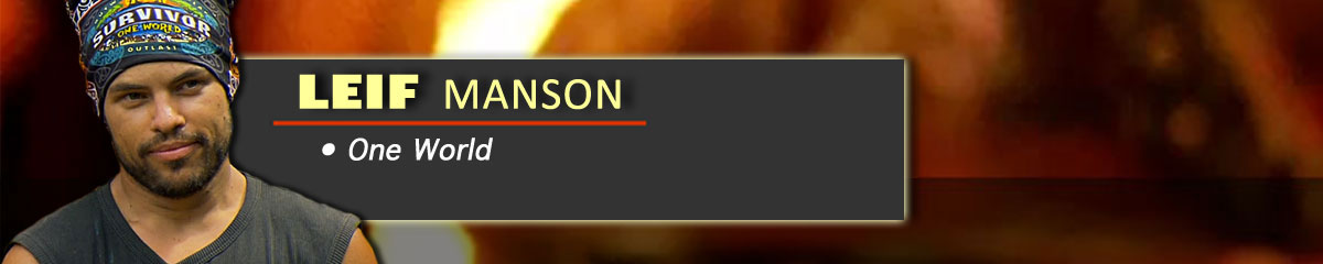 Leif Manson - Survivor: One World