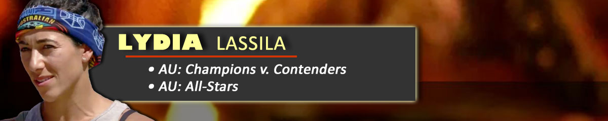 Lydia Lassila - SurvivorAU: Champions v. Contenders