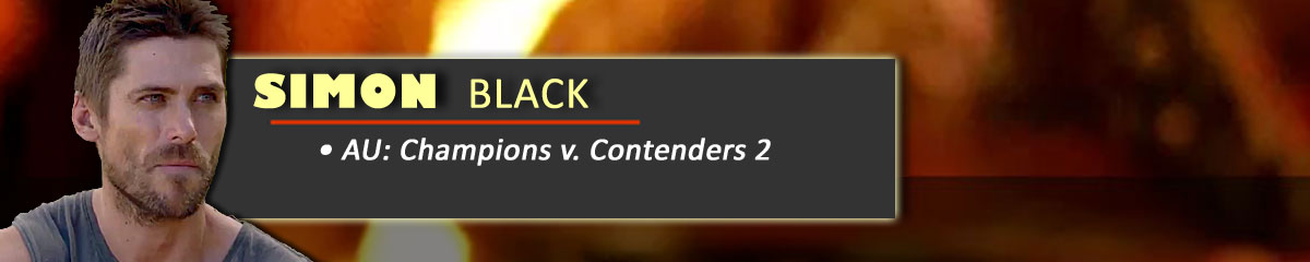 Simon Black - SurvivorAU: Champions v Contenders 2