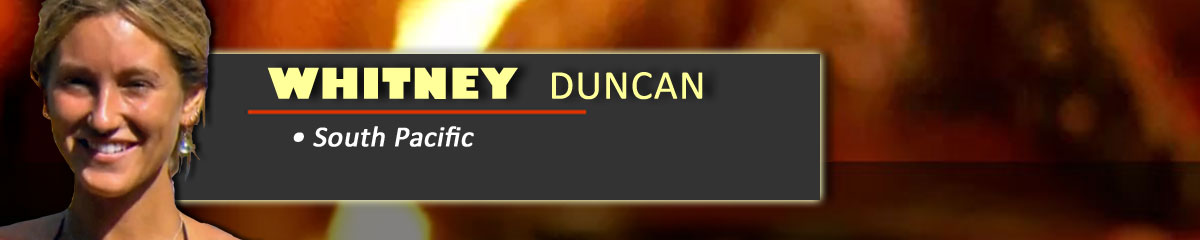 Whitney Duncan - Survivor: South Pacific