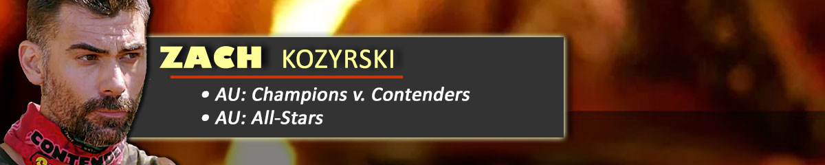 Zach Kozyrski - SurvivorAU: Champions v Contenders, SurvivorAU: All-Stars