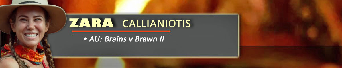 Zara Callianiotis - SurvivorAU: Brains v Brawn II